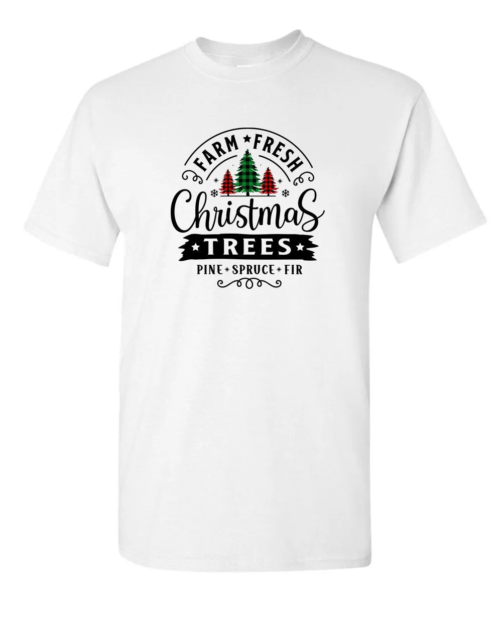 Farm Fresh Christmas Trees T-shirt, Christmas Holiday T-shirt